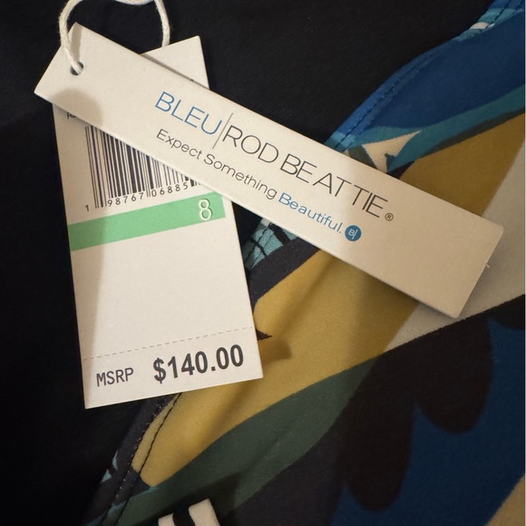 Colorful & FUN Patterned Bikini by BLUE ROD BEATTIE really FLATTERING- zoom in👀 - Picture 2 of 14